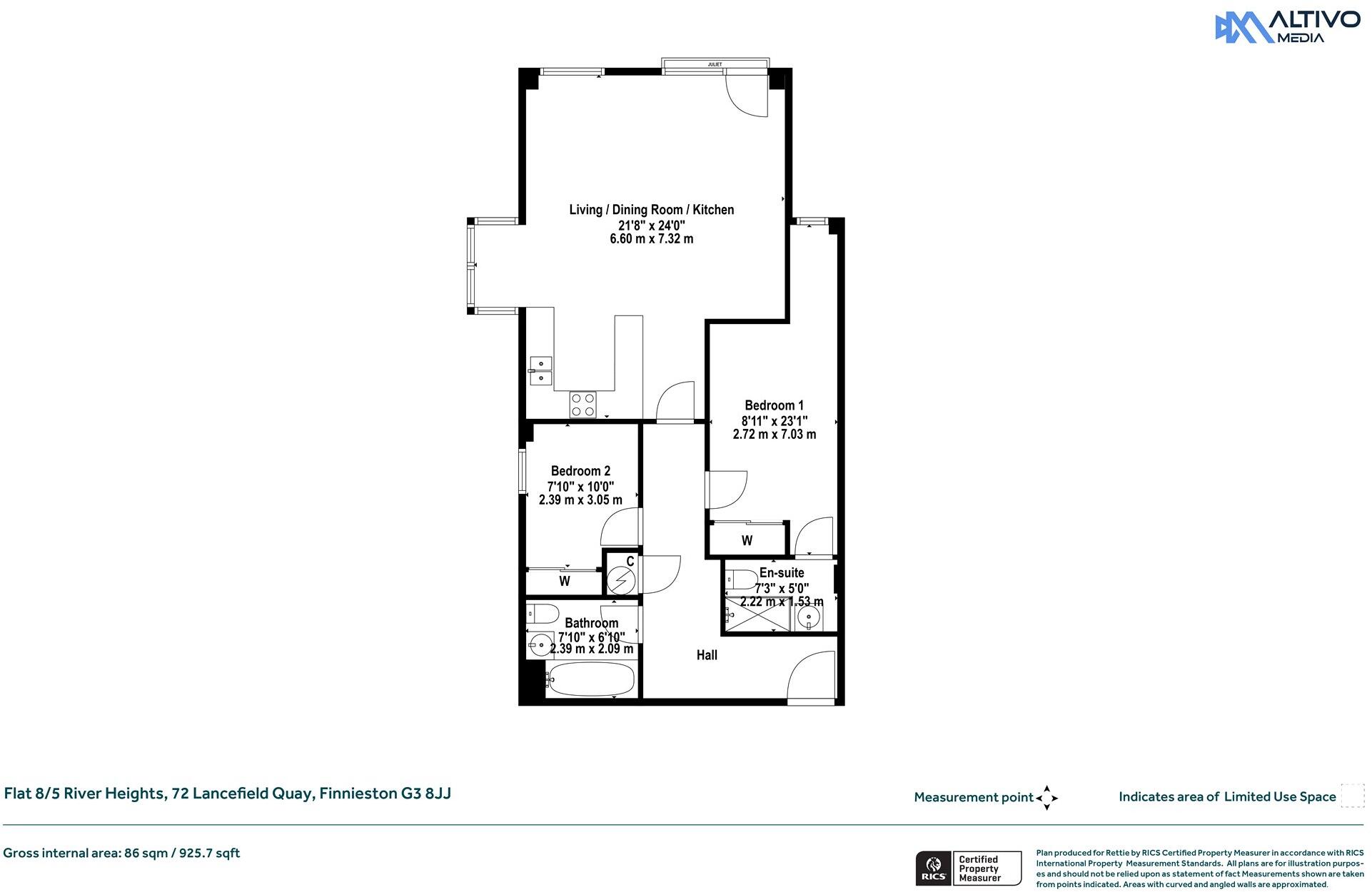 Lancefield Quay, Glasgow City floorplan