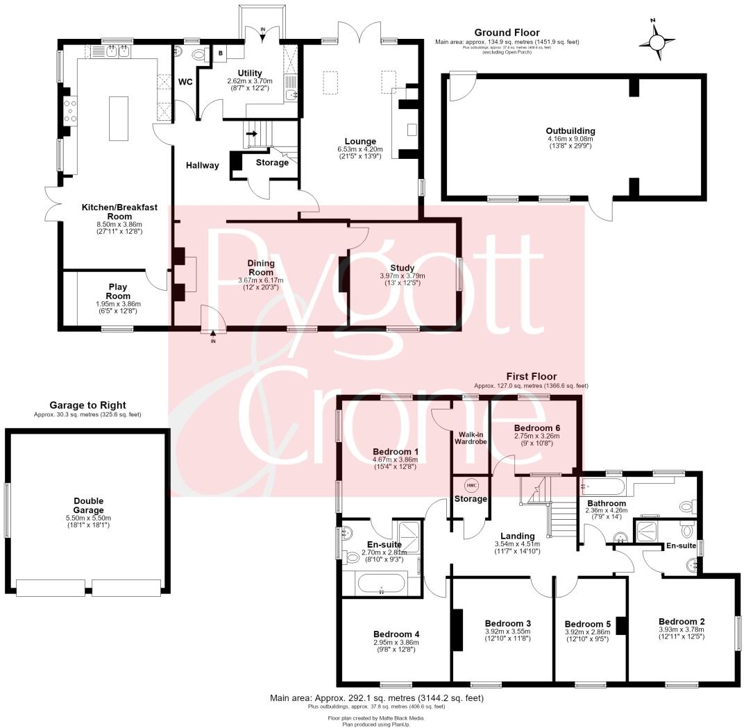 Newark Road, Norton Disney, Lincoln, Lincolnshire, LN6 floorplan