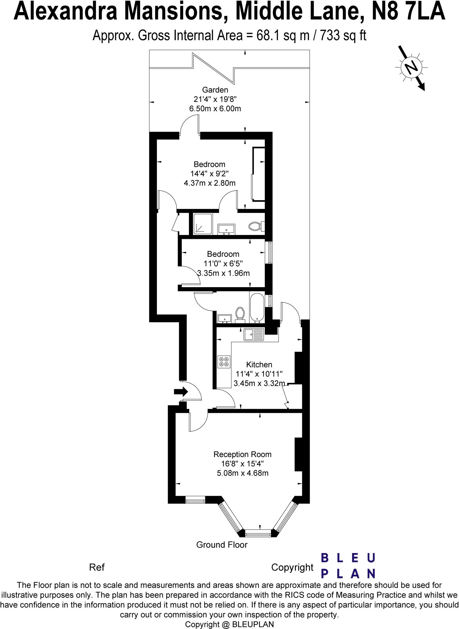 Middle Lane, London, N8 floorplan