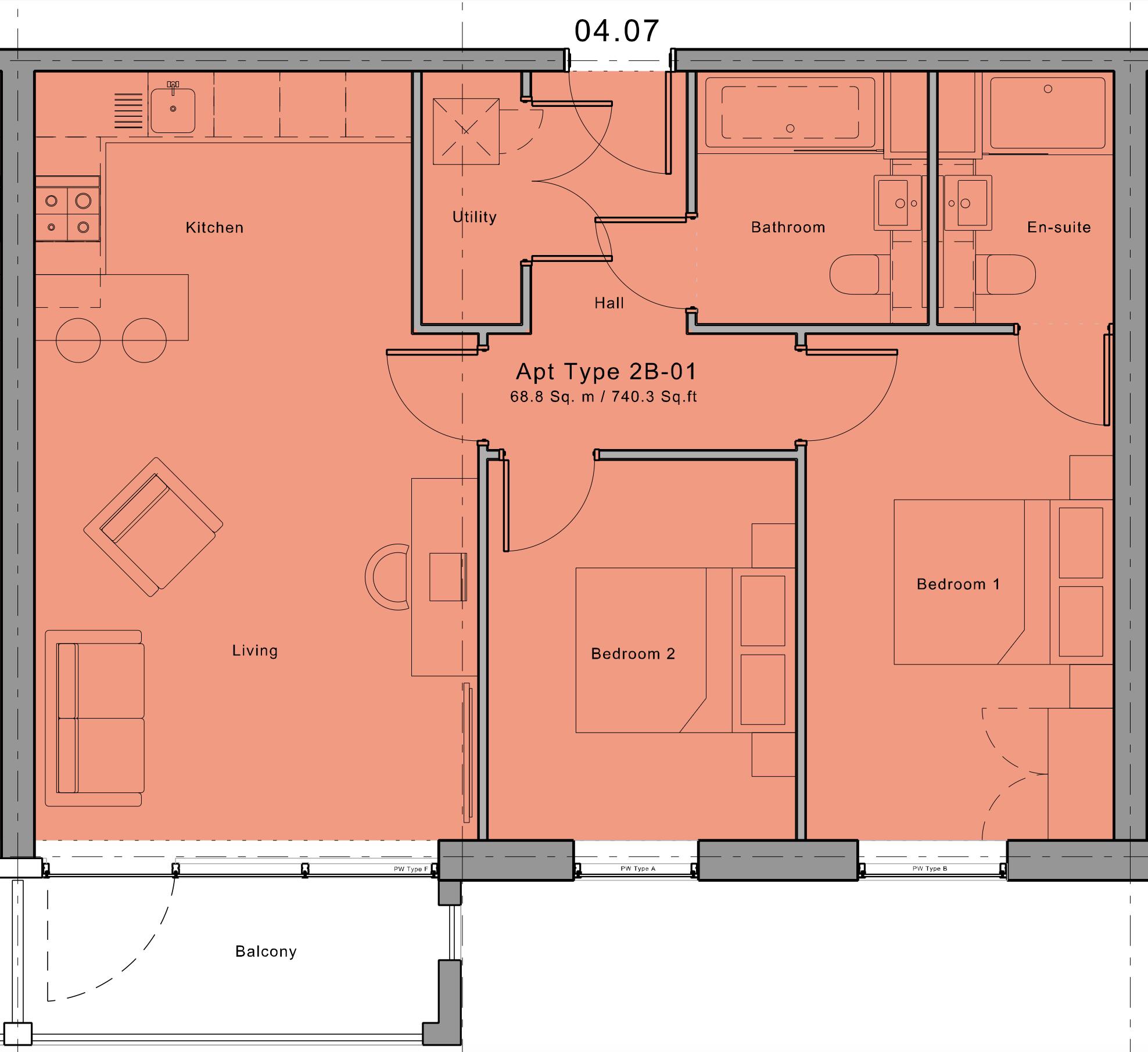407 Goodwin Building, 41 Potato Wharf, Manchester, Greater London, M3 floorplan