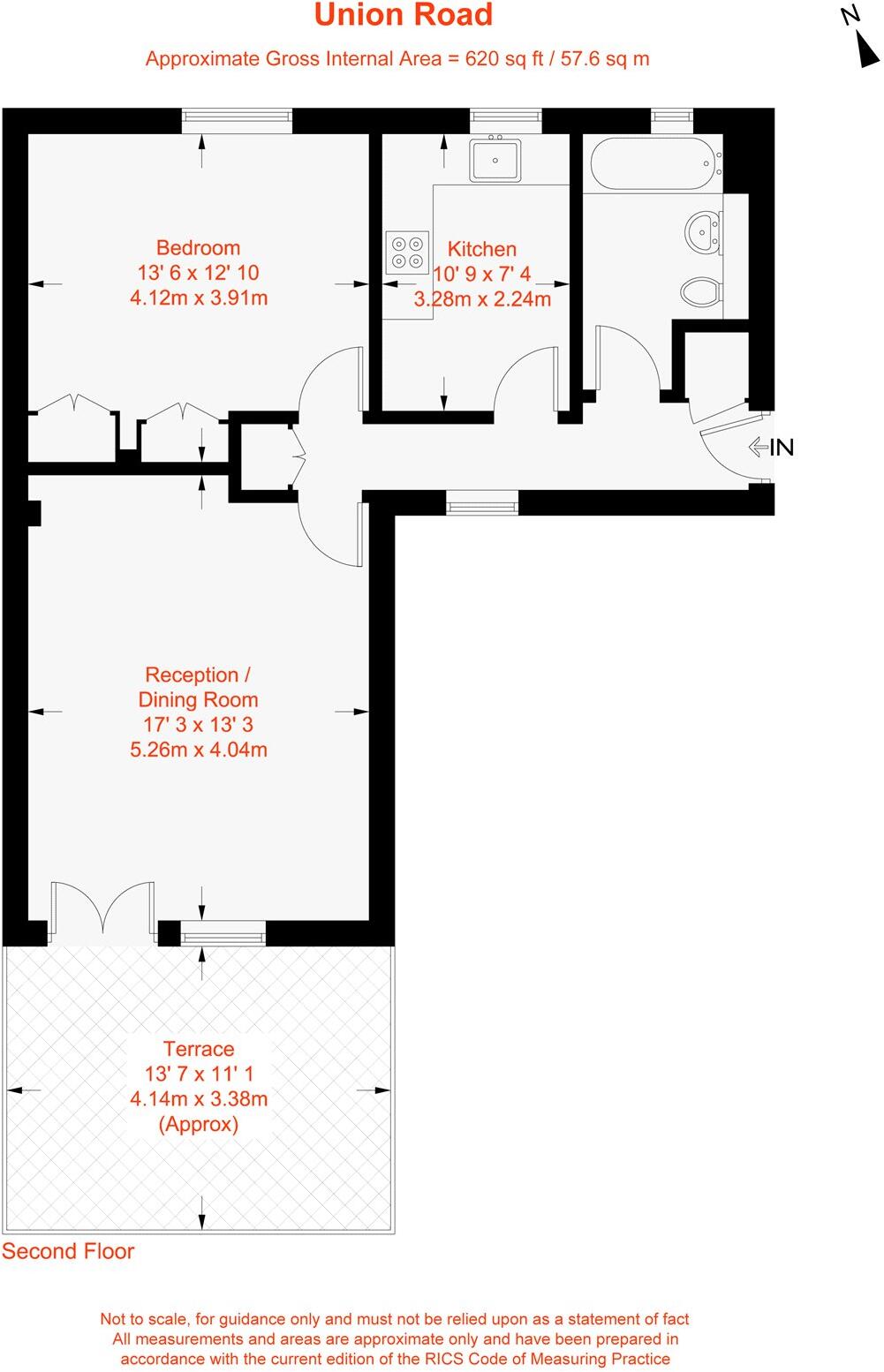 Union Road, Clapham, London, SW4 floorplan