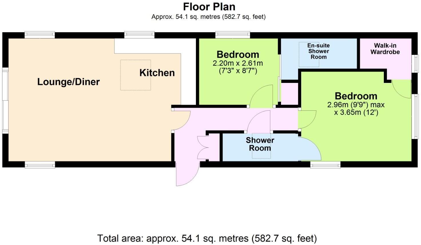 Downsview Park, Woodmancote floorplan