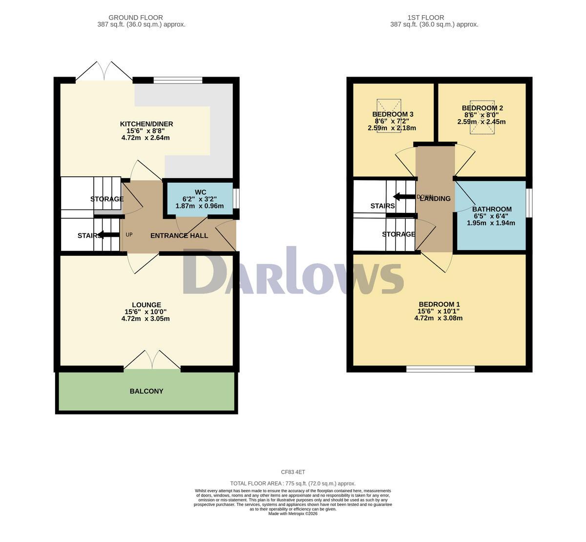Coed Y Pica, Caerphilly floorplan