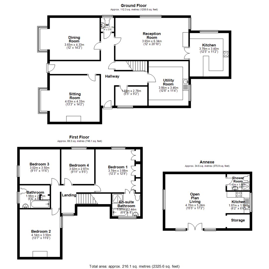 Manby Middlegate, Grimoldby, Louth floorplan