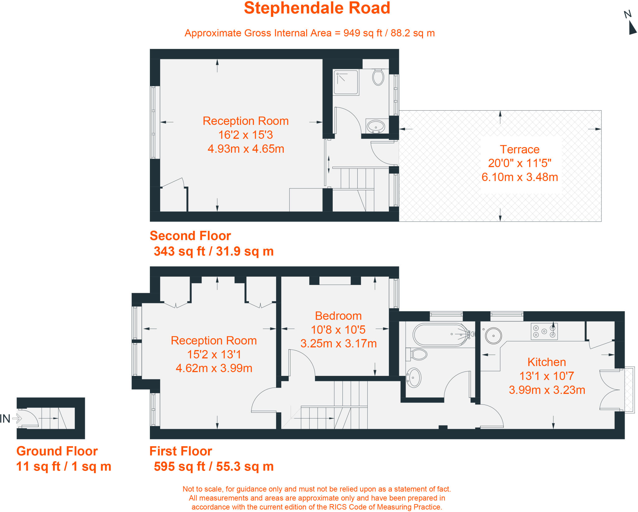 Stephendale Road, Fulham, SW6 floorplan