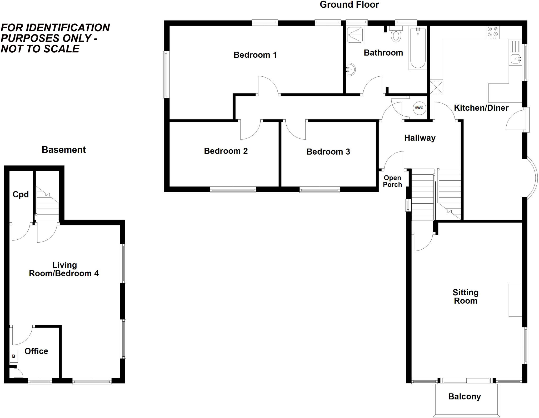 Seaway, The Glen, Nr. Tenby floorplan