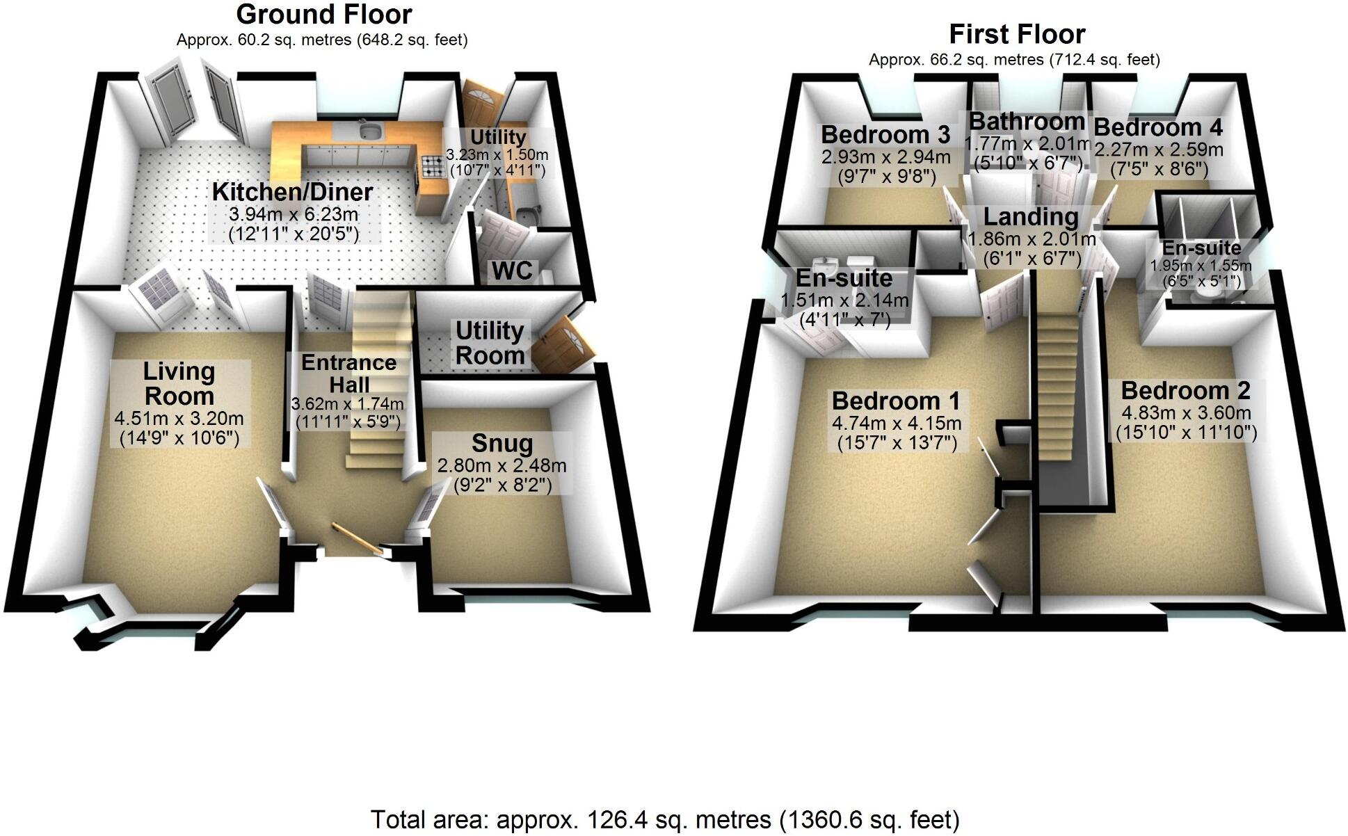Canon Ward Way, Haslington,  Cheshire, CW1 5AA floorplan
