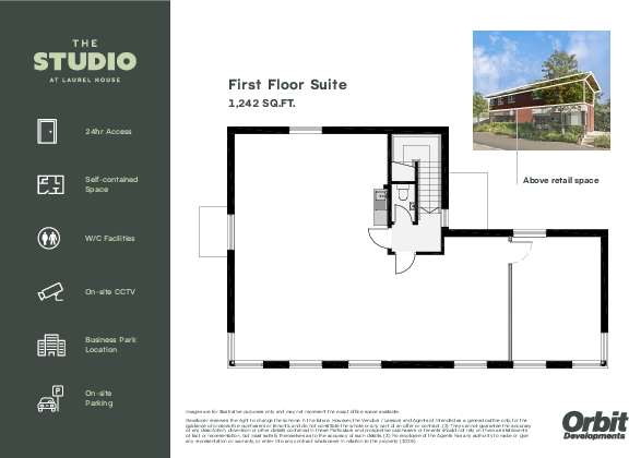 The Studio at Laurel House Floorplan