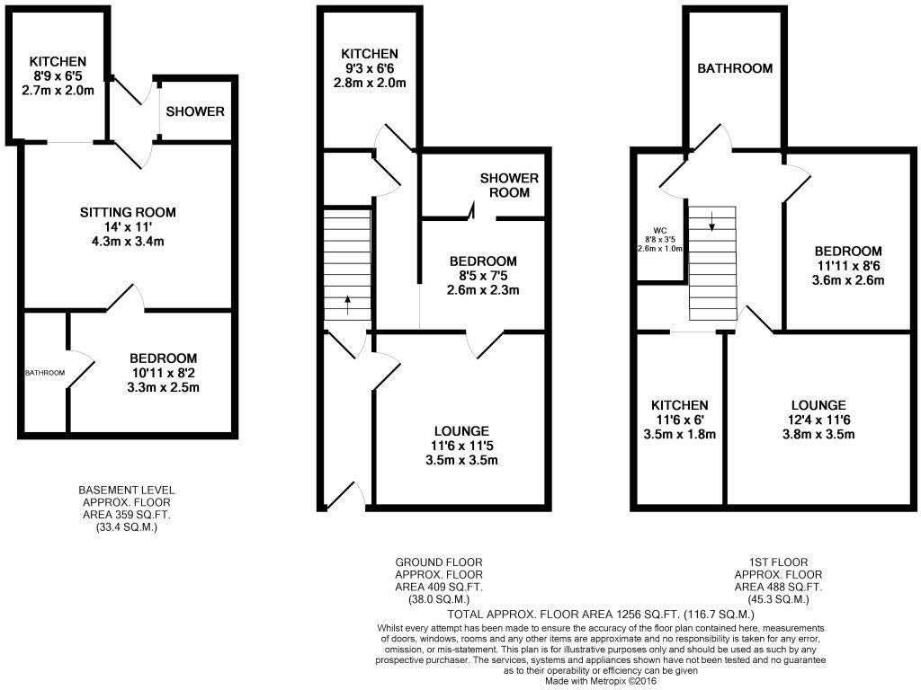 Flats A,B & C, 81 Burrell Road, Ipswich, Suffolk, IP2 8AD floorplan