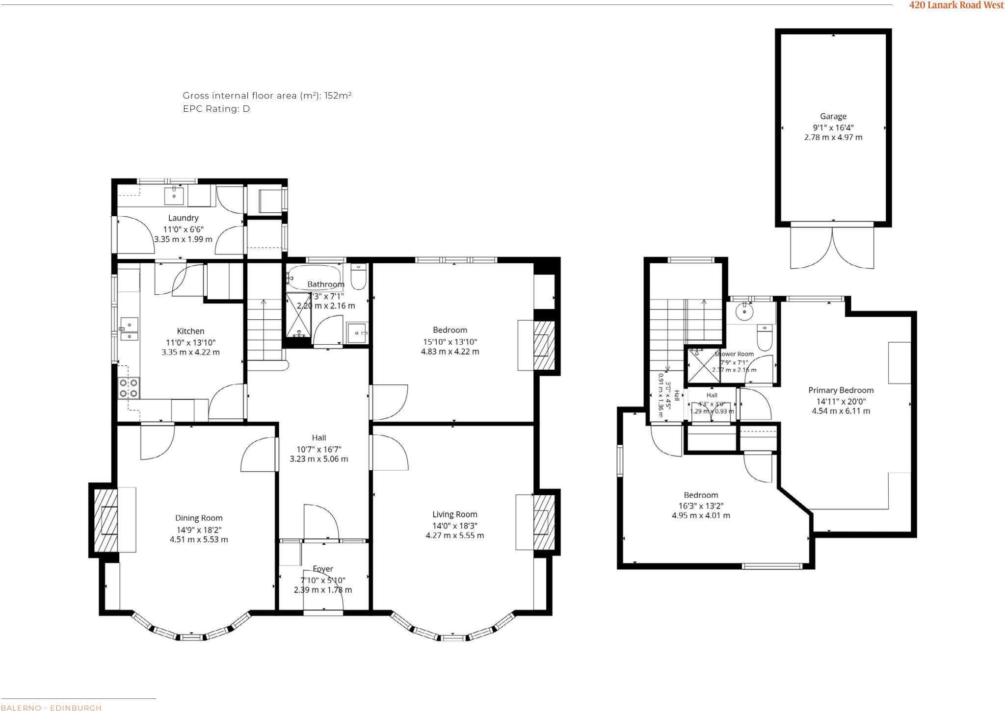 420 Lanark Road West, Balerno, EH14 5SN floorplan