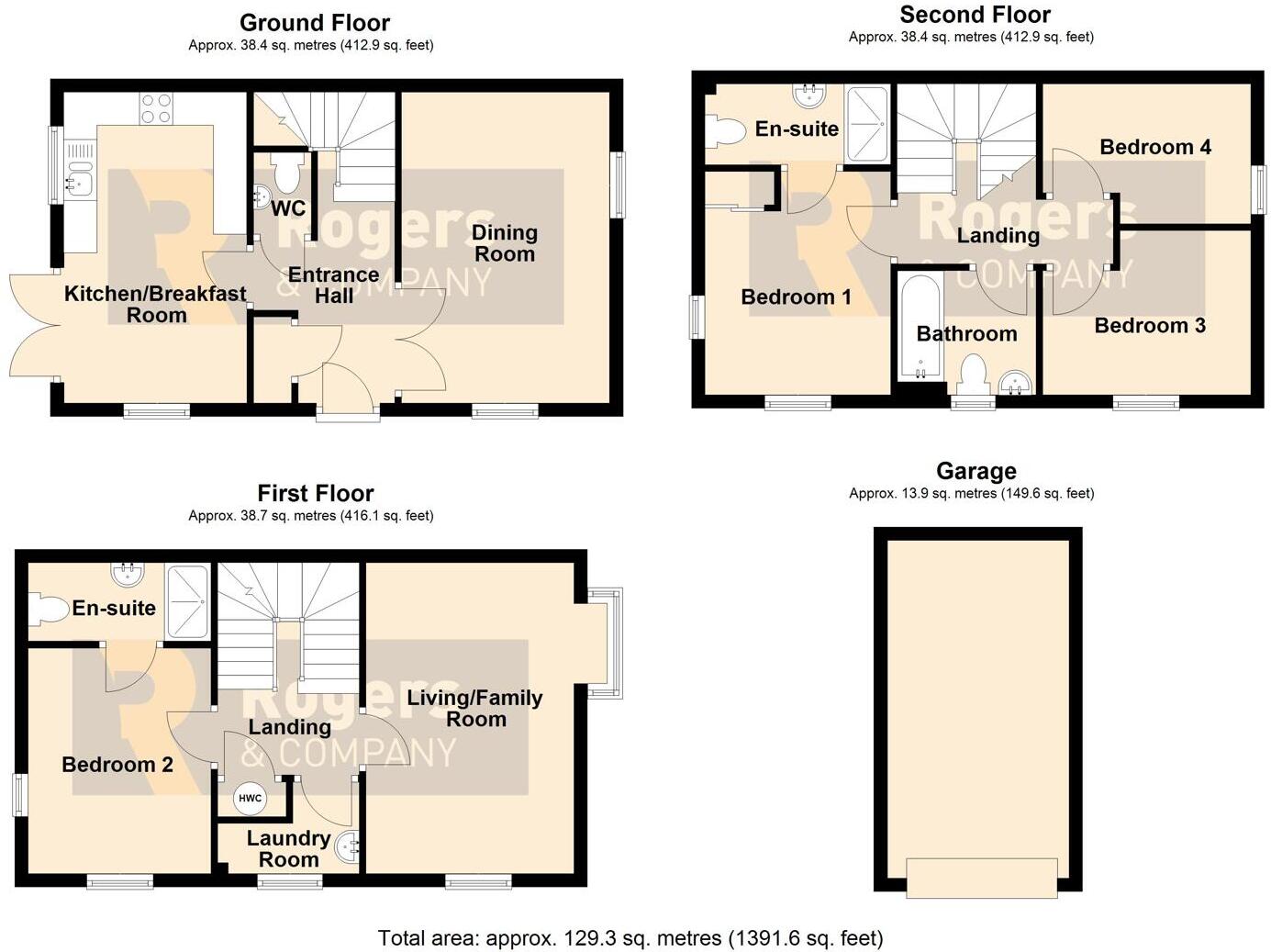 Garston Mead, Frome floorplan