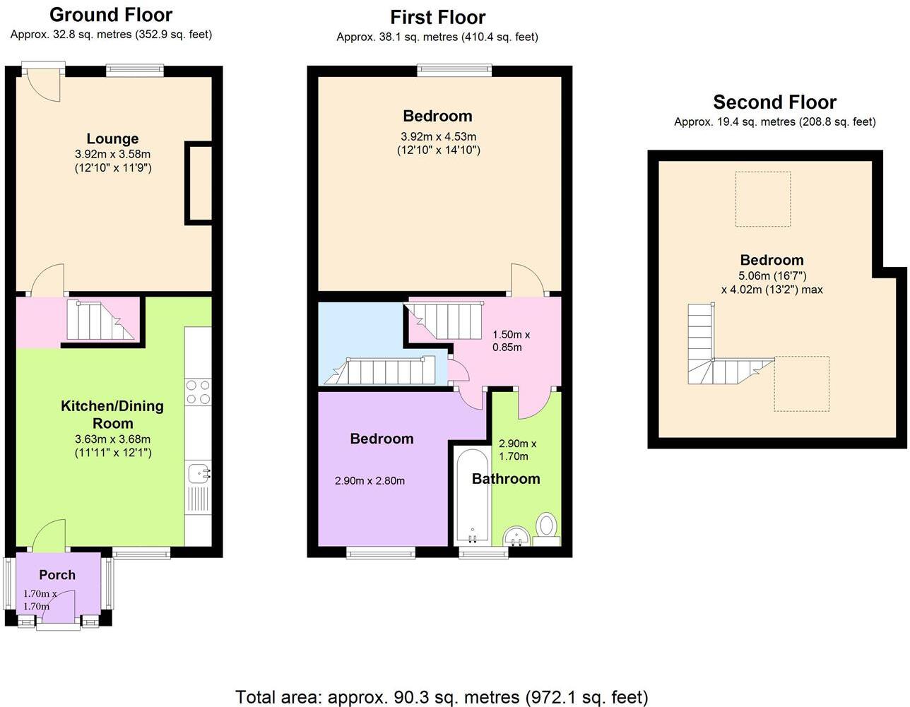 166 Crookesmoor Road, Crookesmoor floorplan