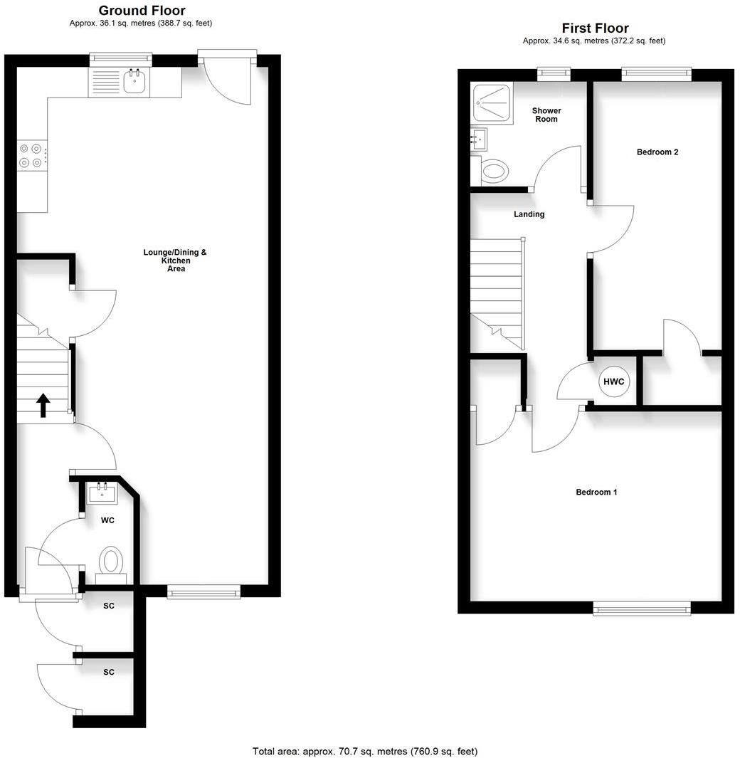 Tates Way, Stevenage floorplan