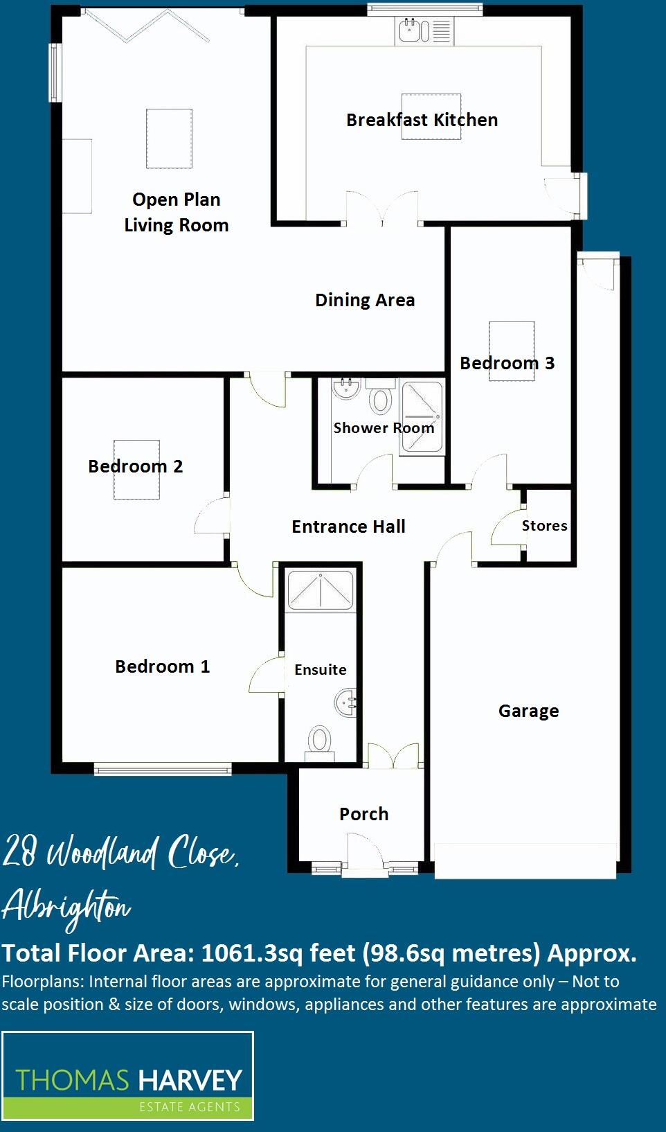 Woodland Close, Albrighton, Wolverhampton, WV7 floorplan