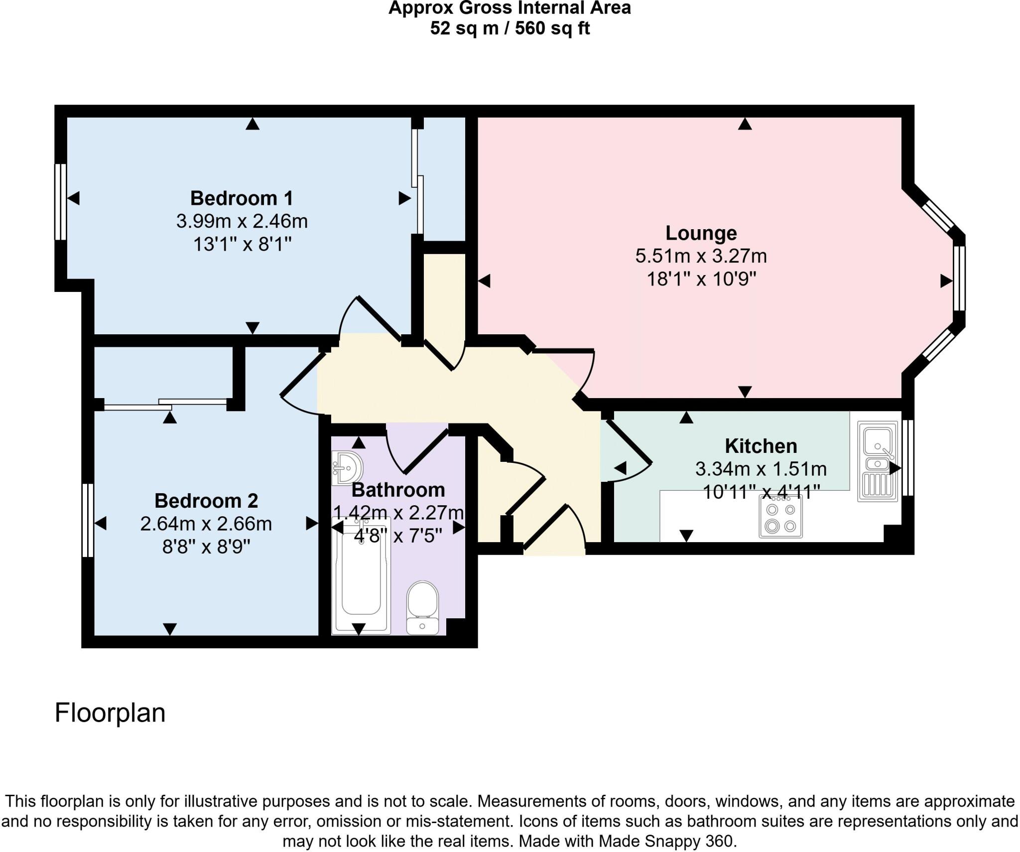 Park Street, Dumbarton floorplan