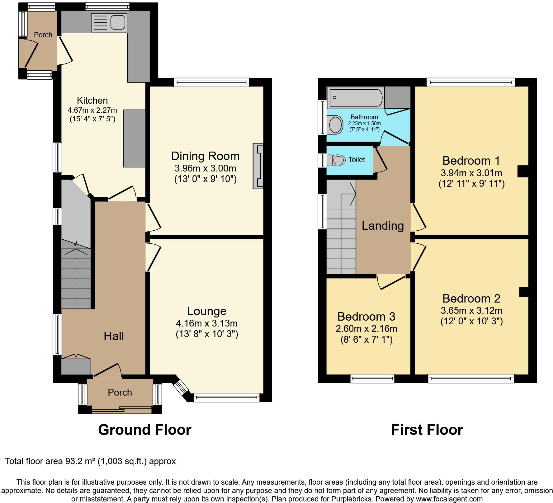Tomlinson Avenue, Warrington, WA2 floorplan