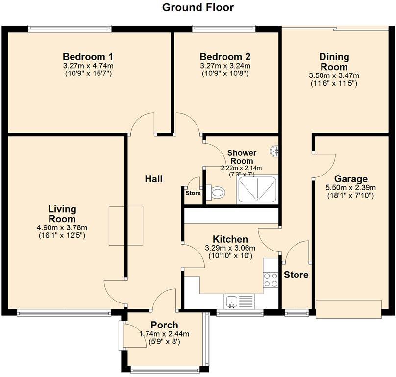 Brooklyn Road, Burntwood floorplan