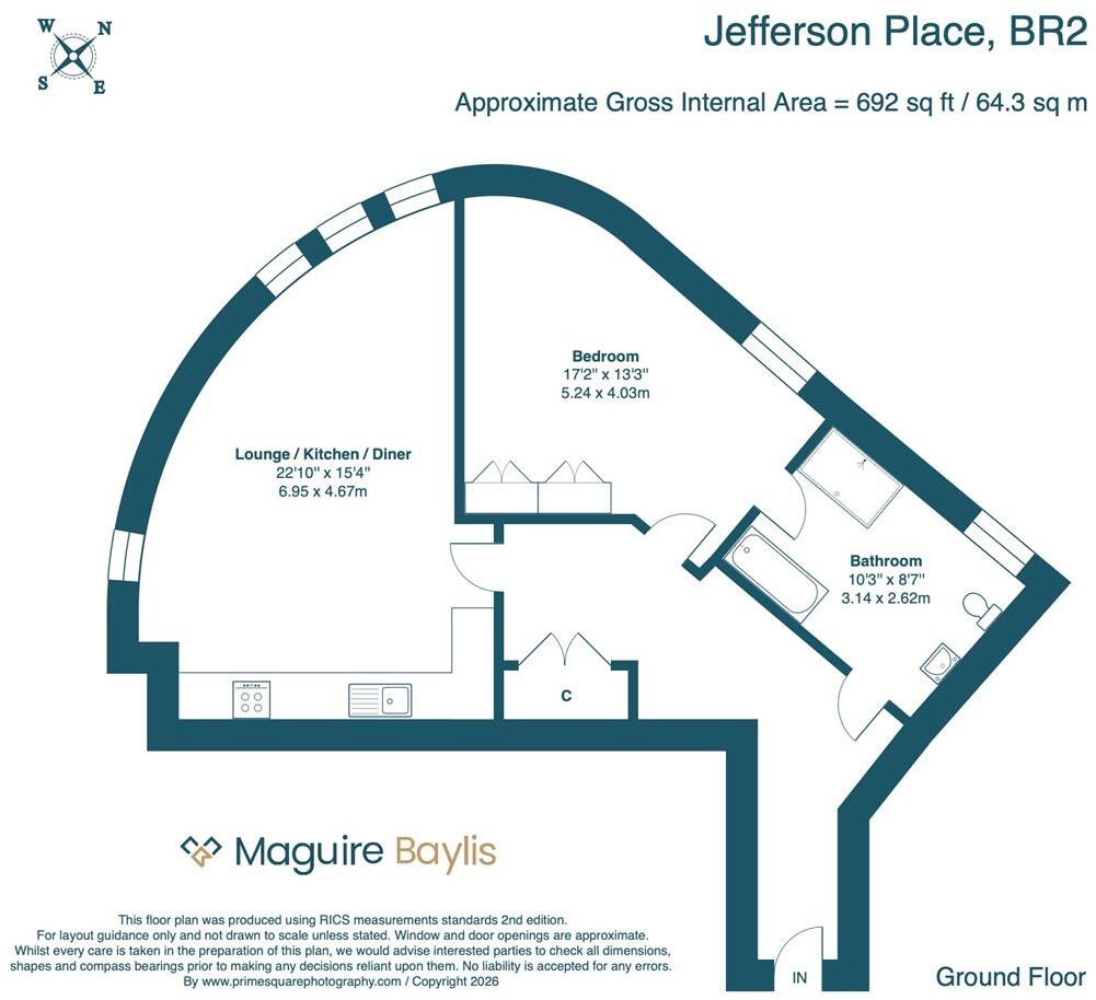 Jefferson Place, Bromley, BR2 floorplan