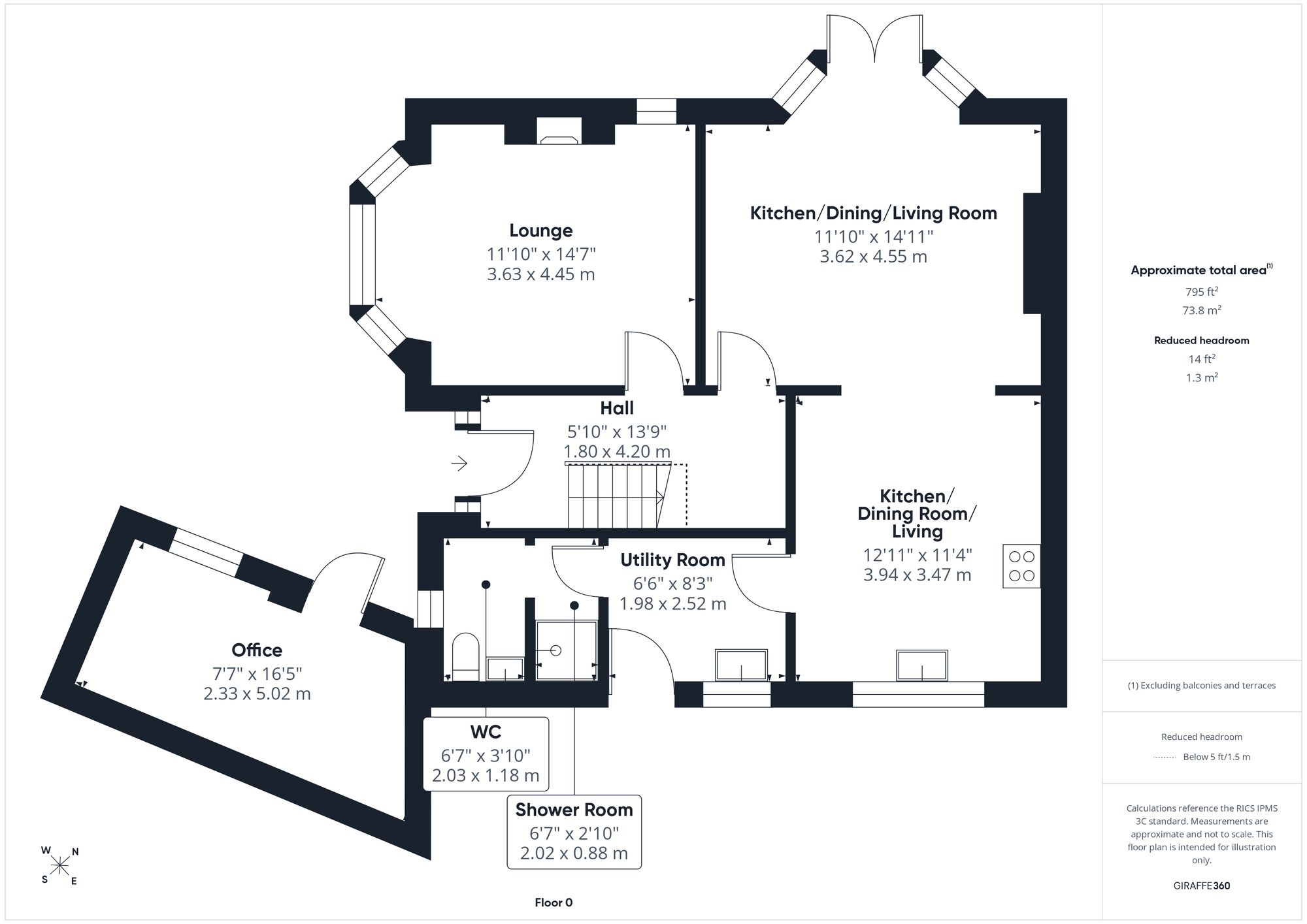 Brook Lane, Newton, CH2 floorplan