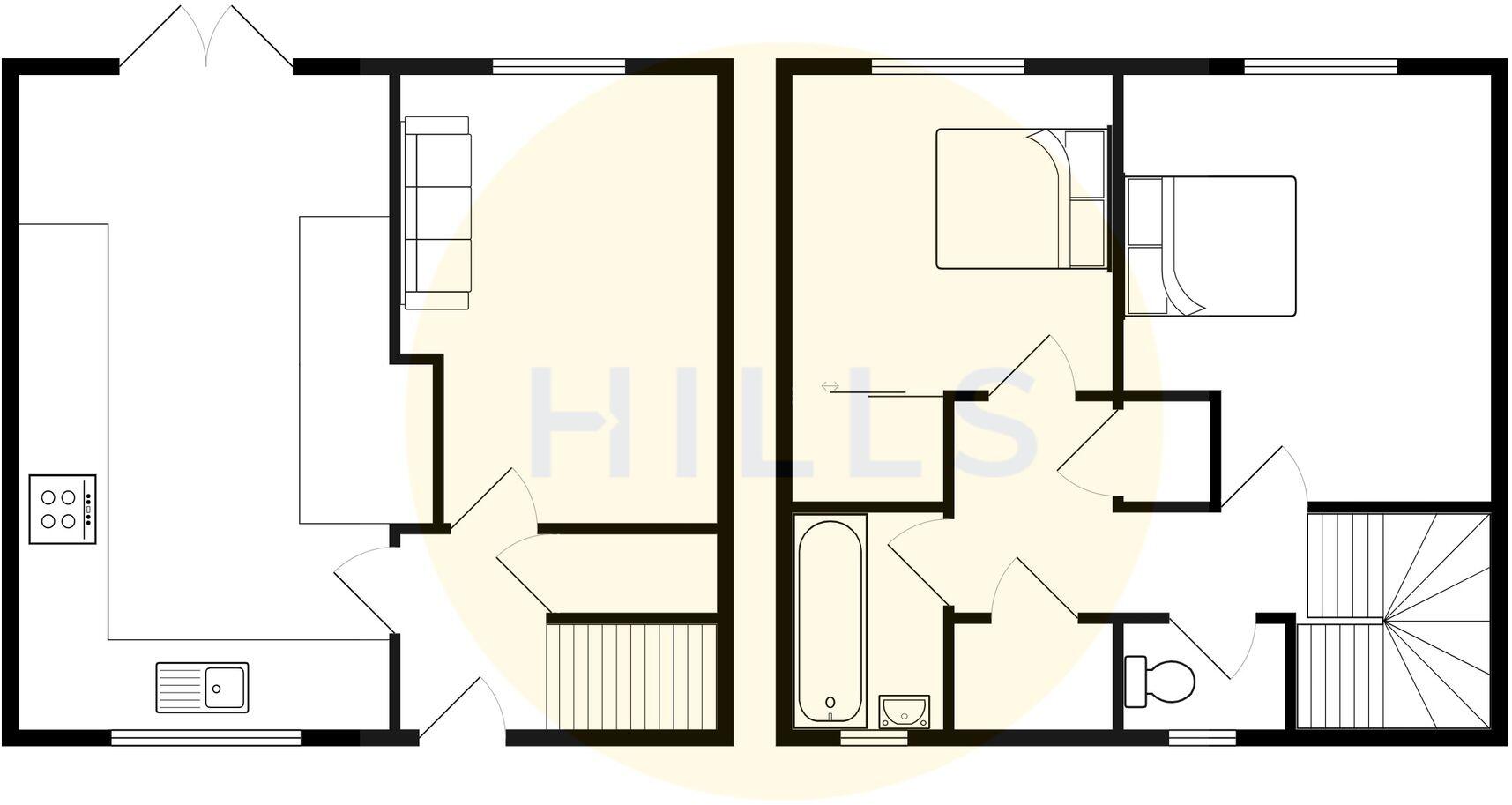 National Drive, Salford, M5 floorplan