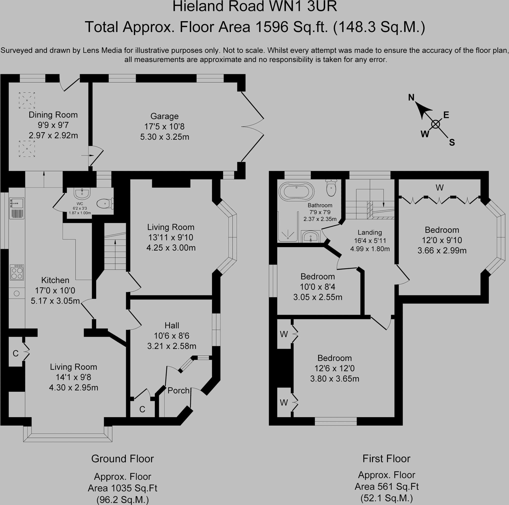 Hieland Road, Wigan floorplan