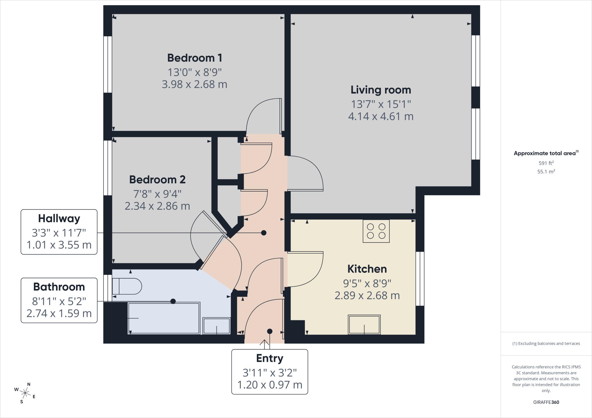 Sheridan Way, Sherwood,NG5 1QH floorplan