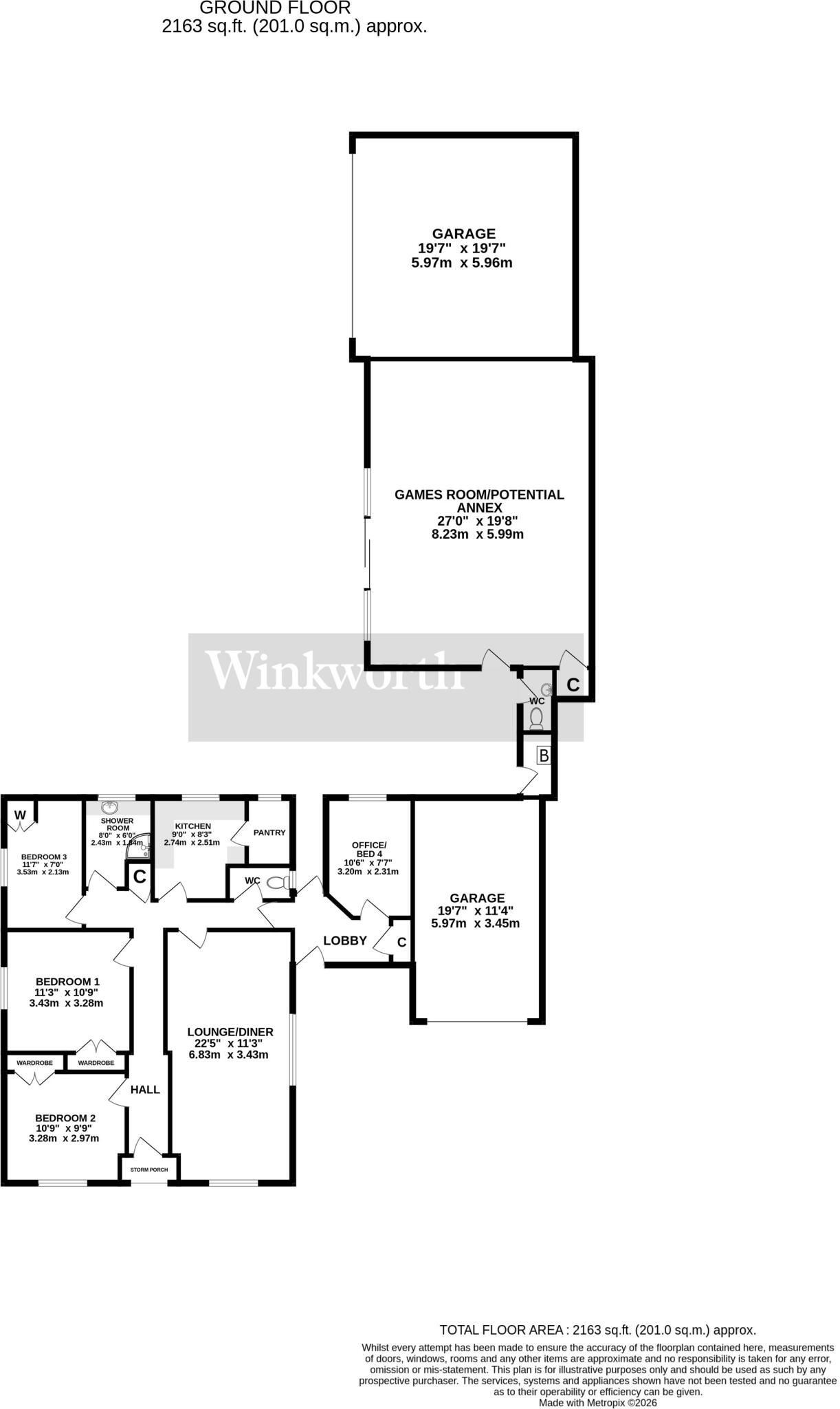 Bilney Lane, Felthorpe, Norwich, Norfolk, NR10 floorplan