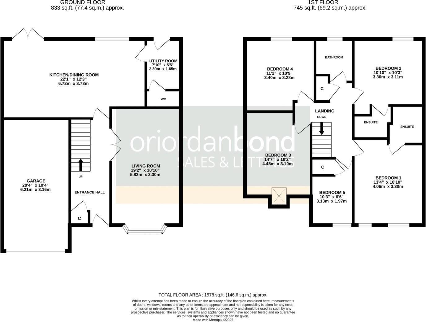 Hornbeam Row, Brixworth, Northamptonshire NN6 floorplan