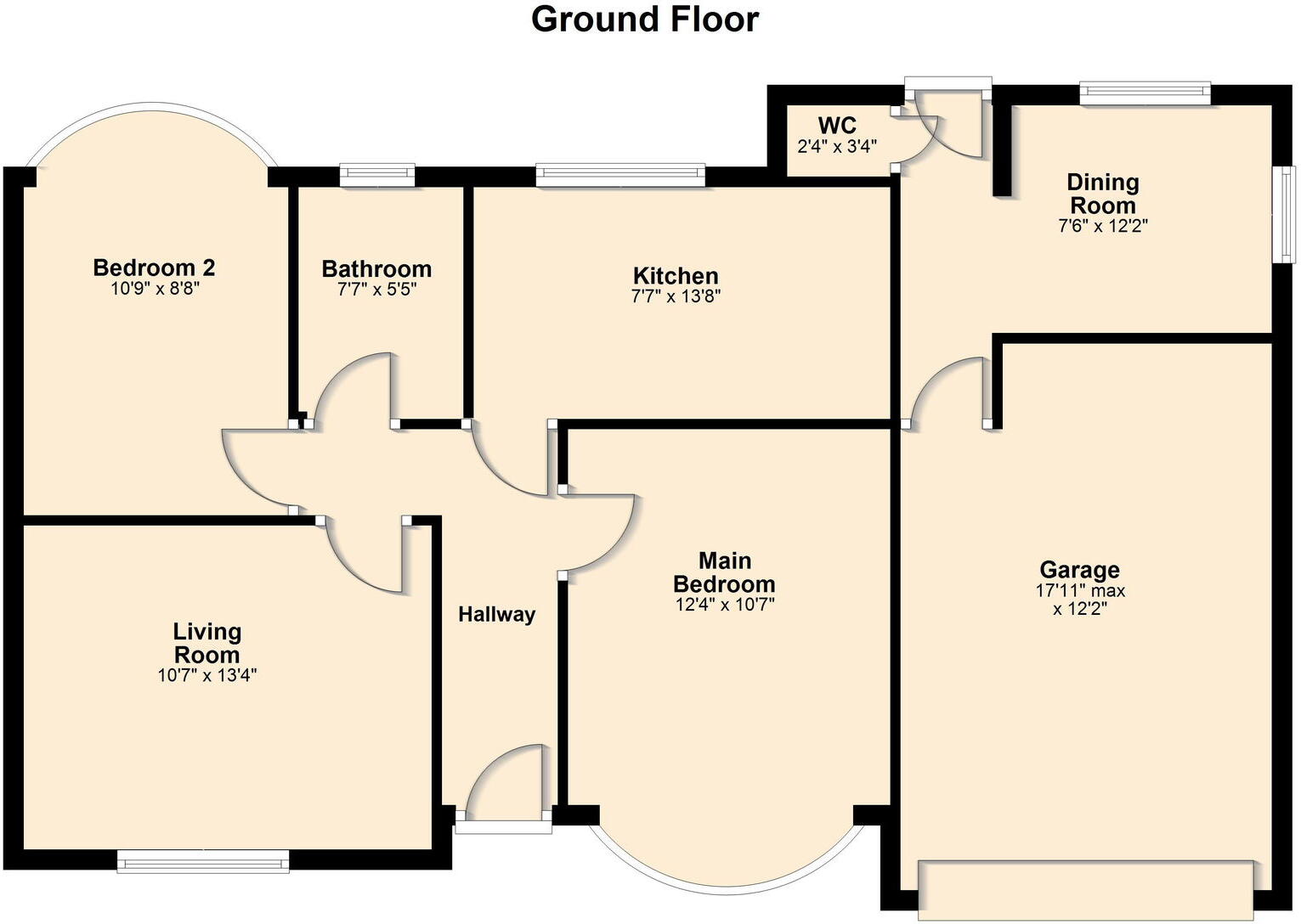 Cromwell Crescent, Market Harborough floorplan