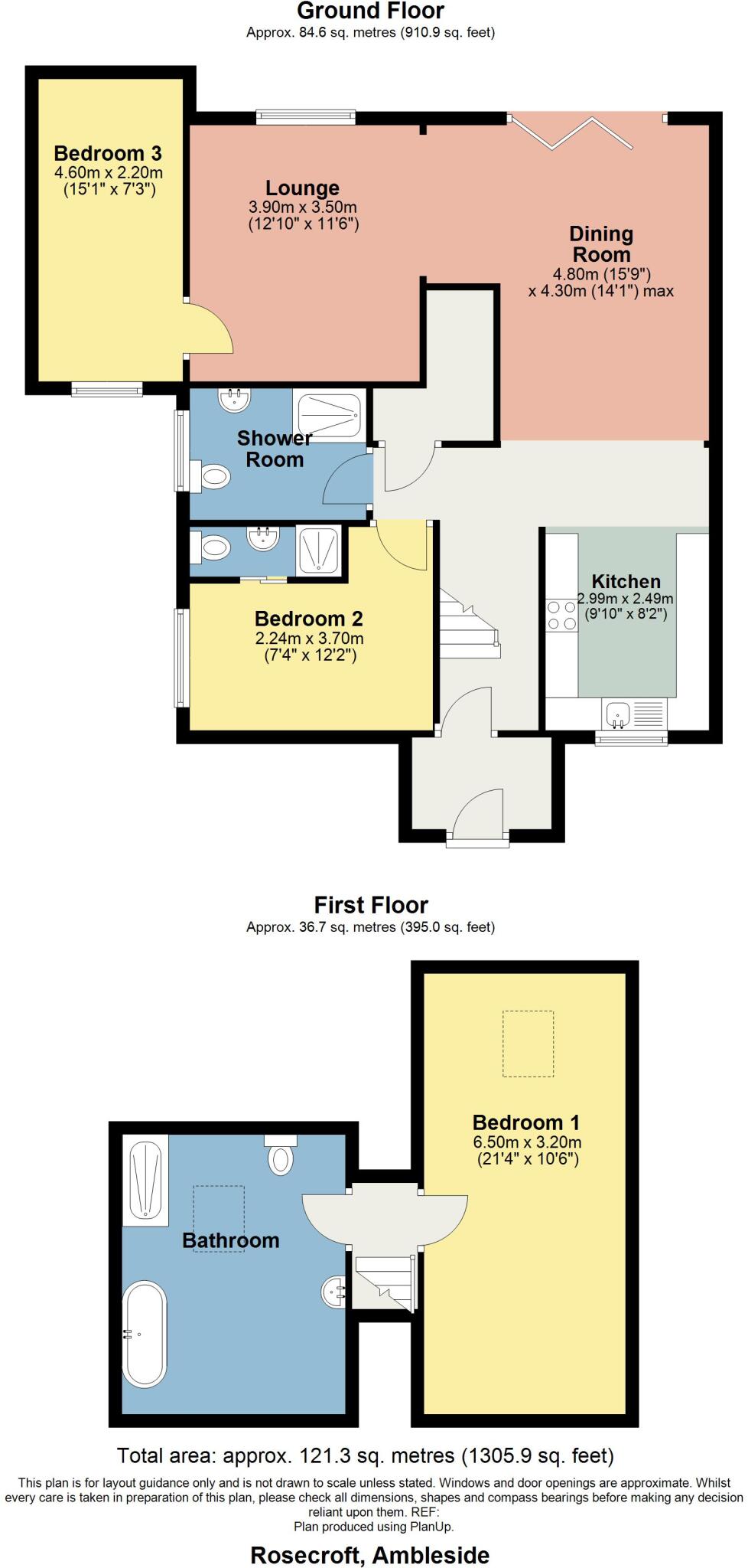 Oaks Field, Ambleside floorplan