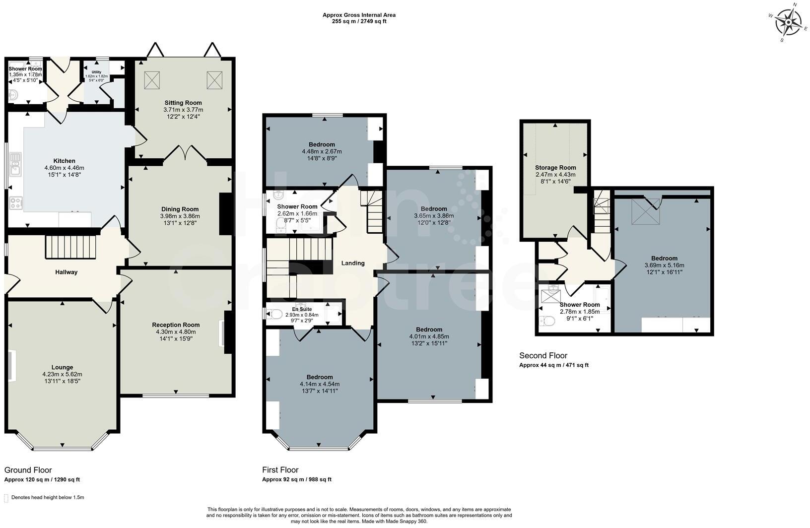 Pencisely Road, Llandaff, Cardiff floorplan
