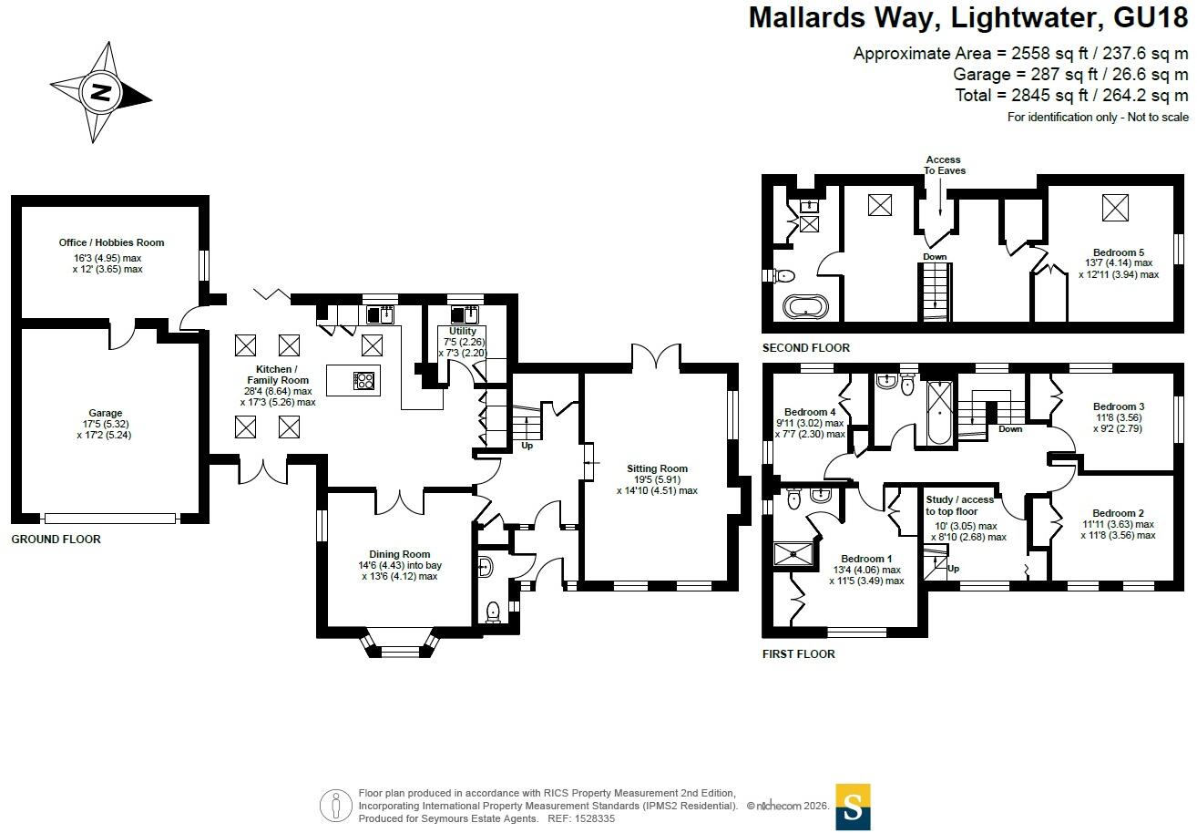 Mallards Way, Lightwater, Surrey, GU18 floorplan