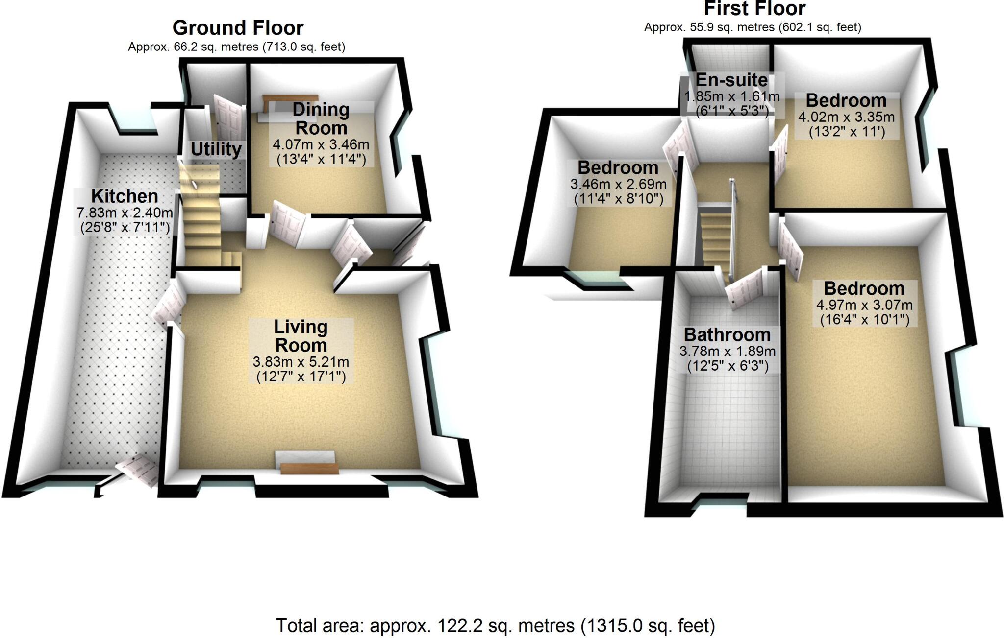 1, Barnside, Whitworth, Rochdale, Lancashire, OL12 floorplan