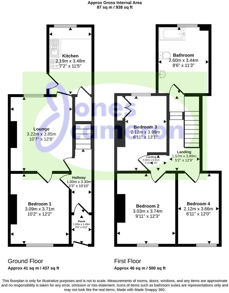 Hayworth Street, Preston floorplan