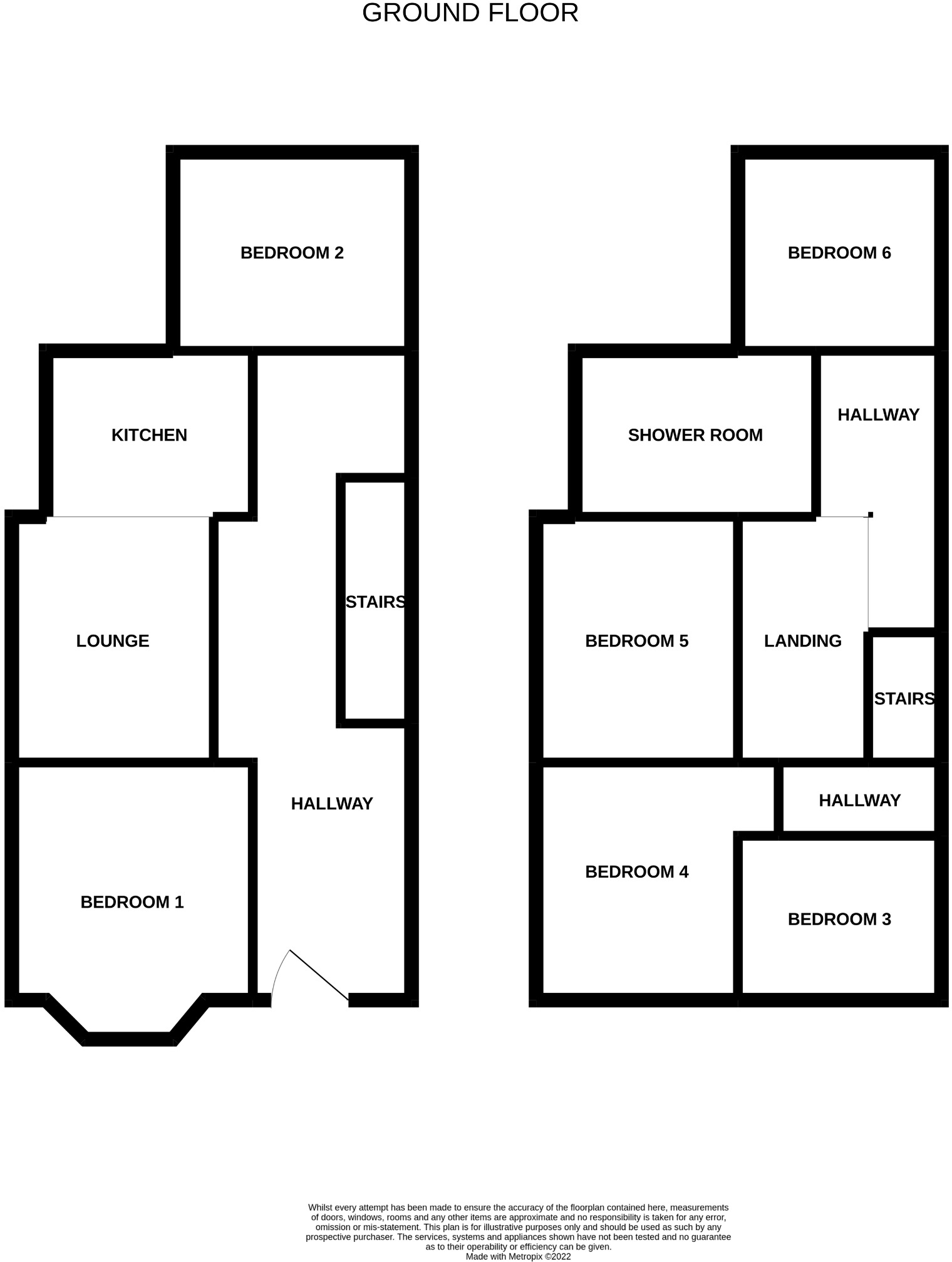 Available SEPT 2026 - 6 Rooms - Himbleton Road floorplan