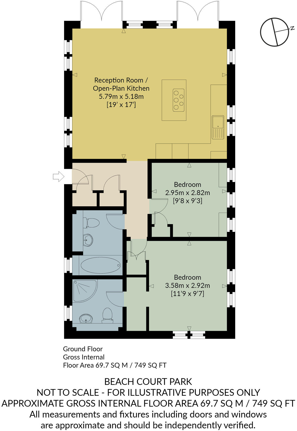 Beach Court Park, Faversham Road, Whitstable floorplan