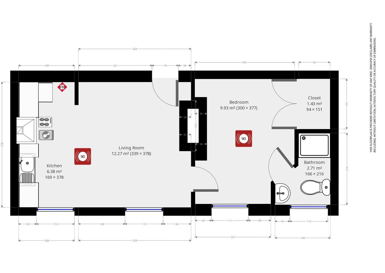 Colbeck Chambers - High Street Apartment floorplan