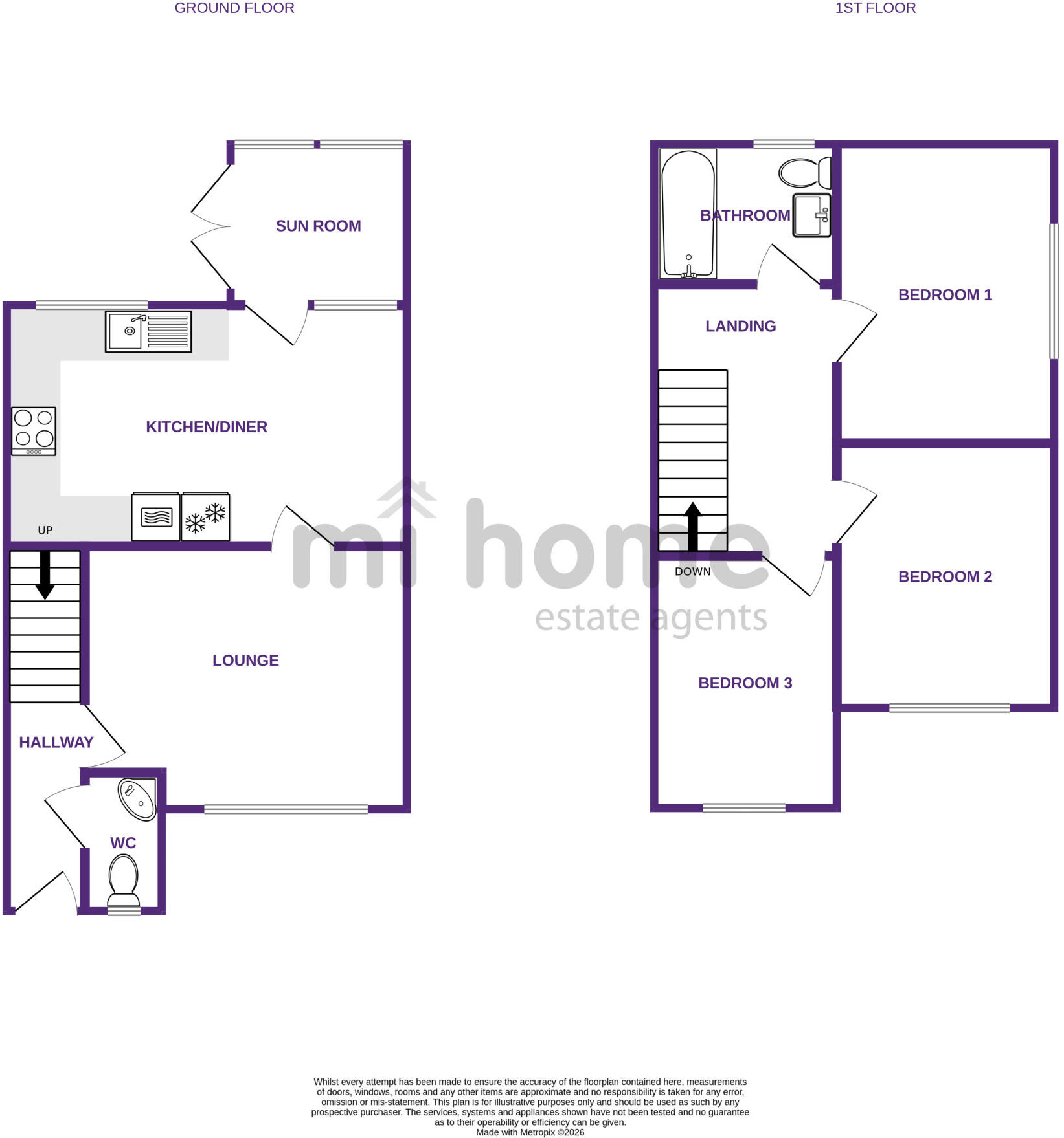 Hill Croft, Kirkham, Lancashire, PR4 floorplan