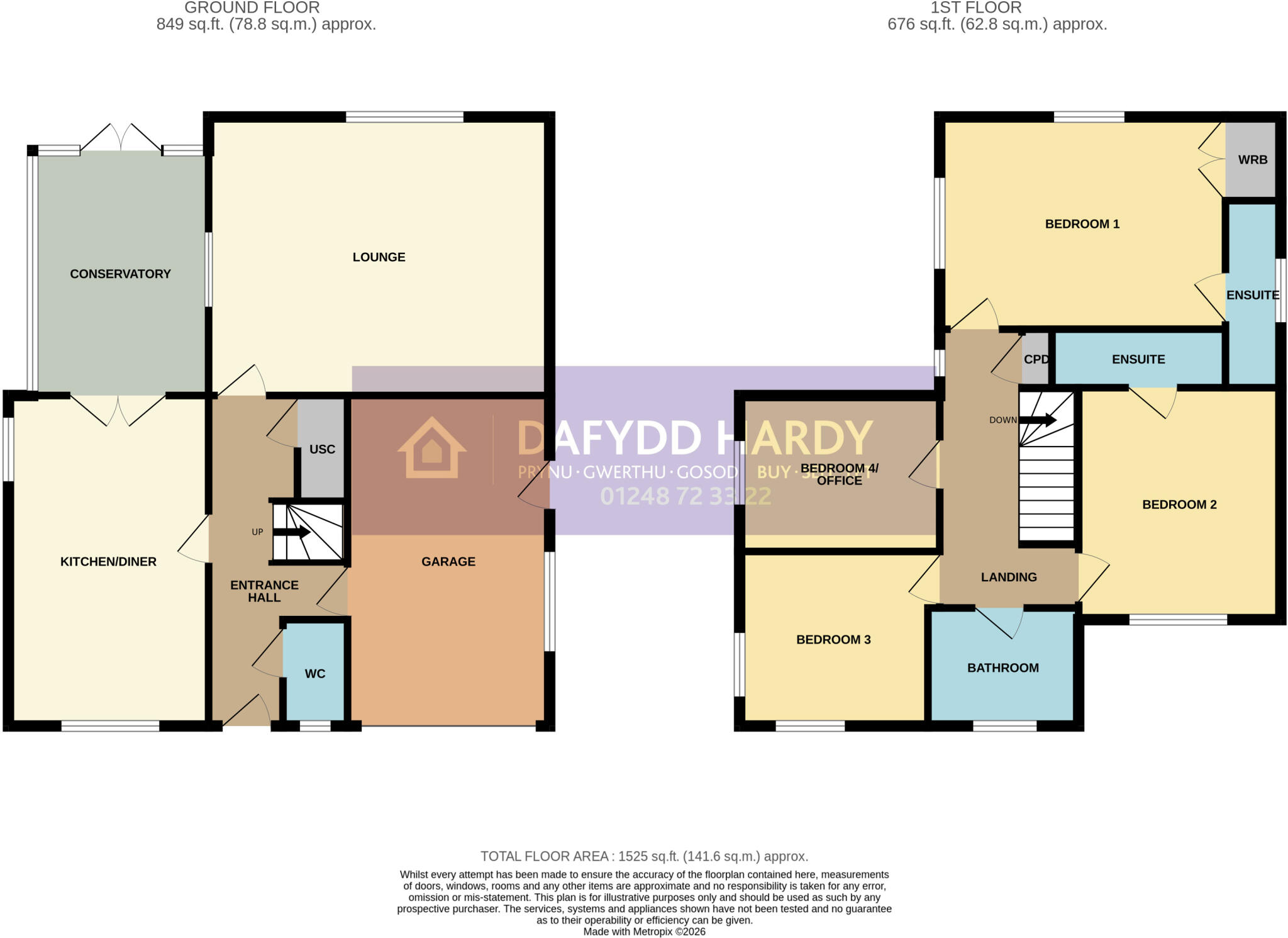 Cae Creigar, Llanfairpwll, Isle of Anglesey, LL61 floorplan