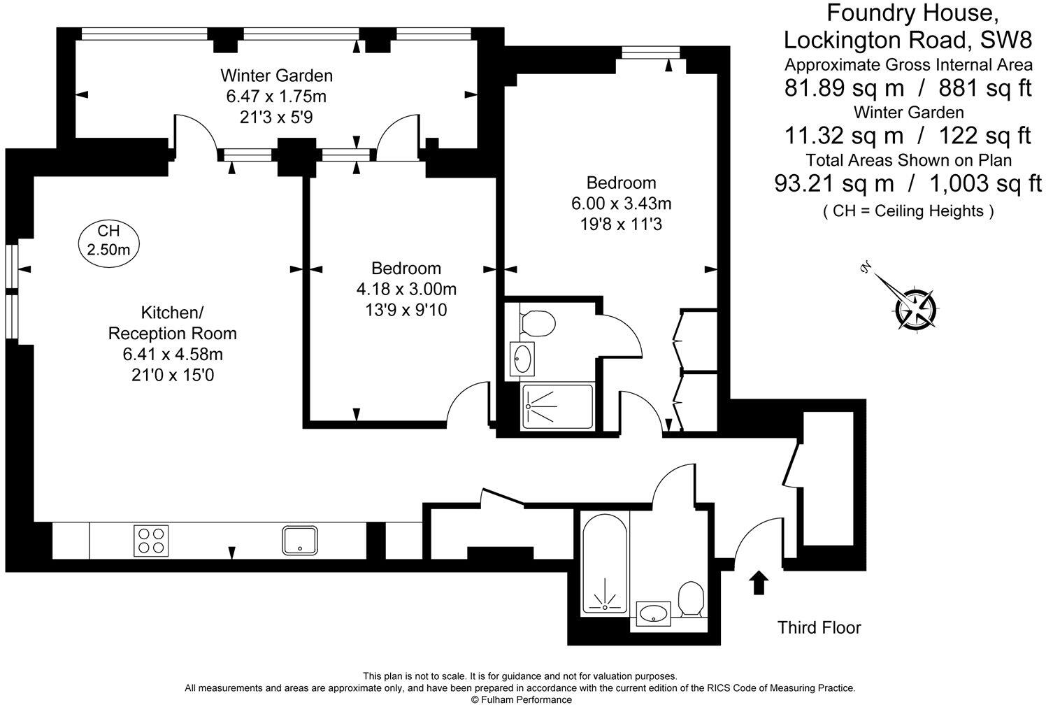 Foundry House, 5 Lockington Road, SW8 floorplan