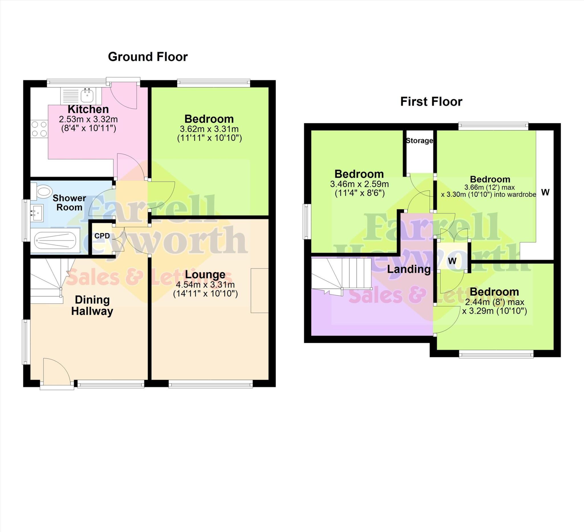 Fairfax Avenue, Bispham, Blackpool floorplan
