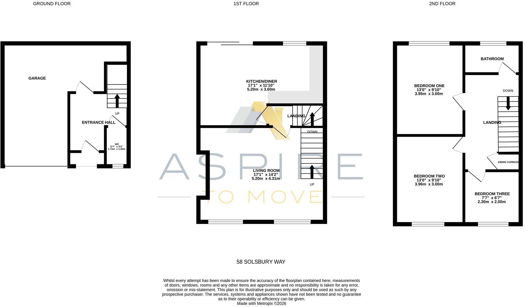 Solsbury Way, Bath, BA1 floorplan