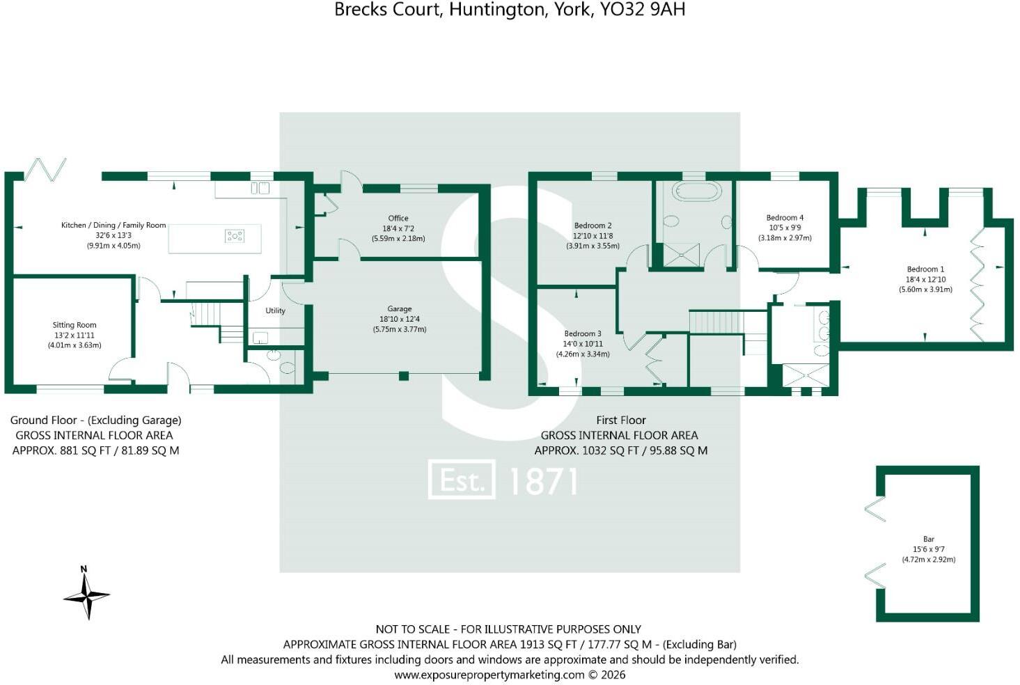 Brecks Court, Huntington, York floorplan