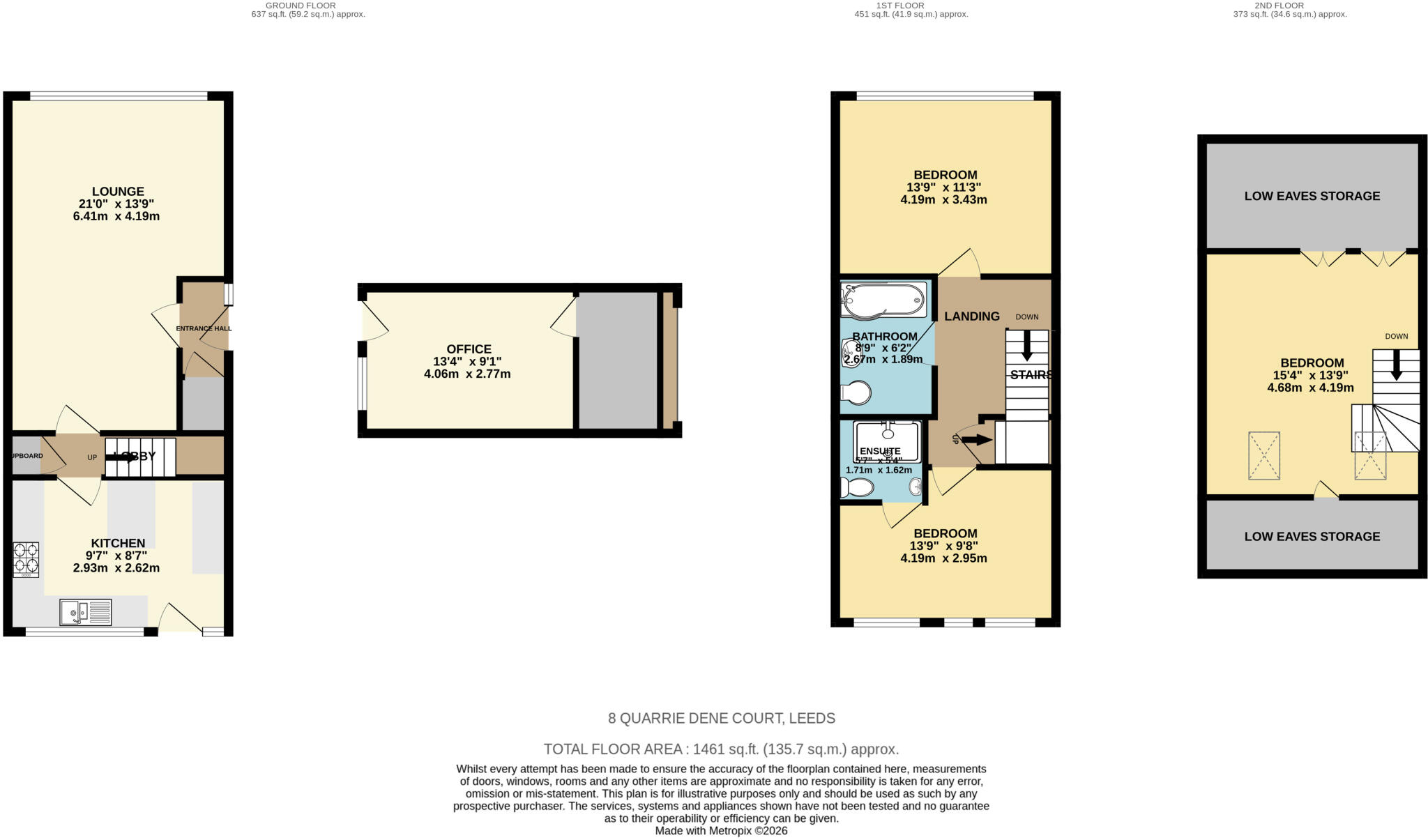 Quarrie Dene Court, Leeds, LS7 floorplan