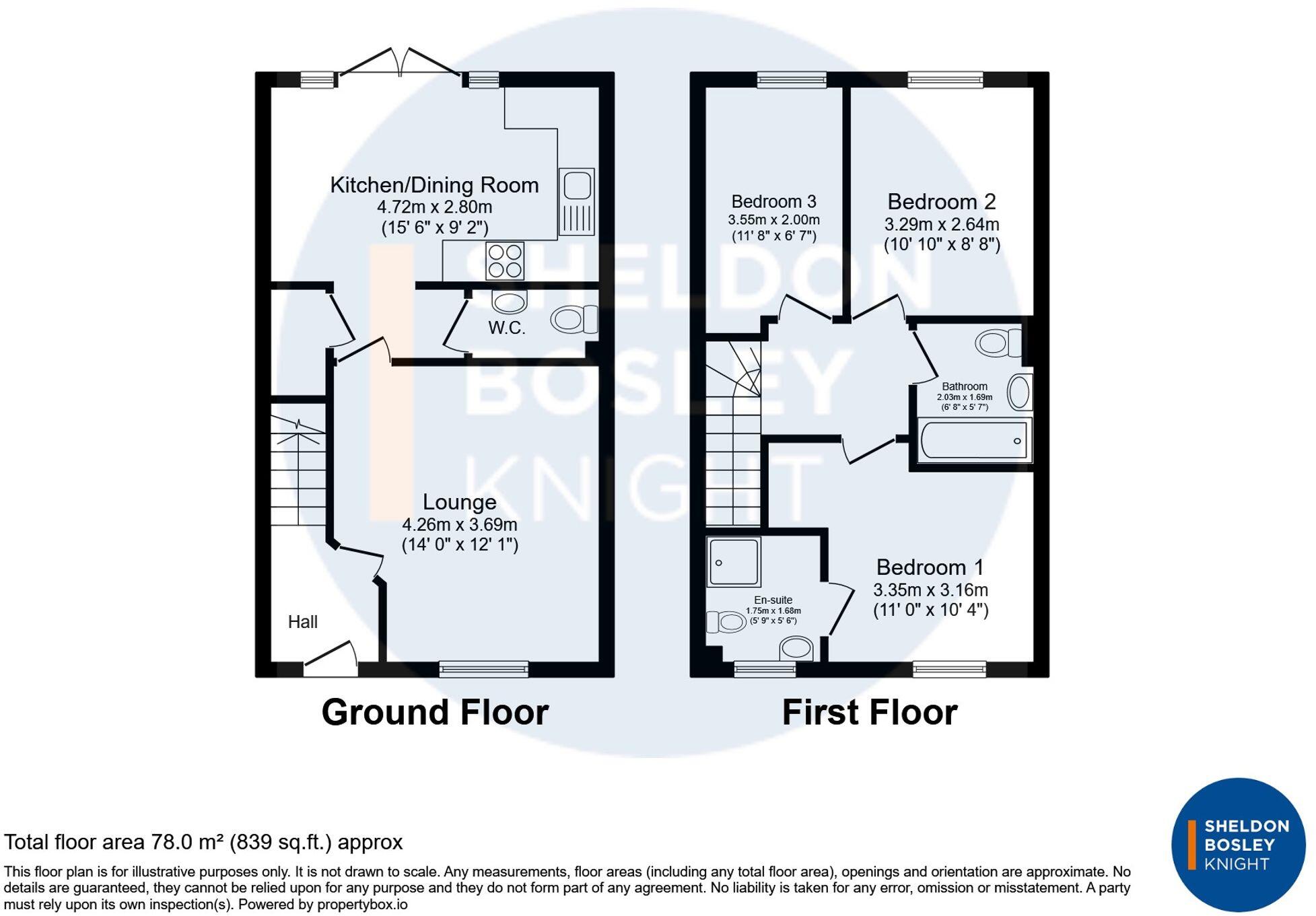 Rosehip Close, Pershore, WR10 floorplan