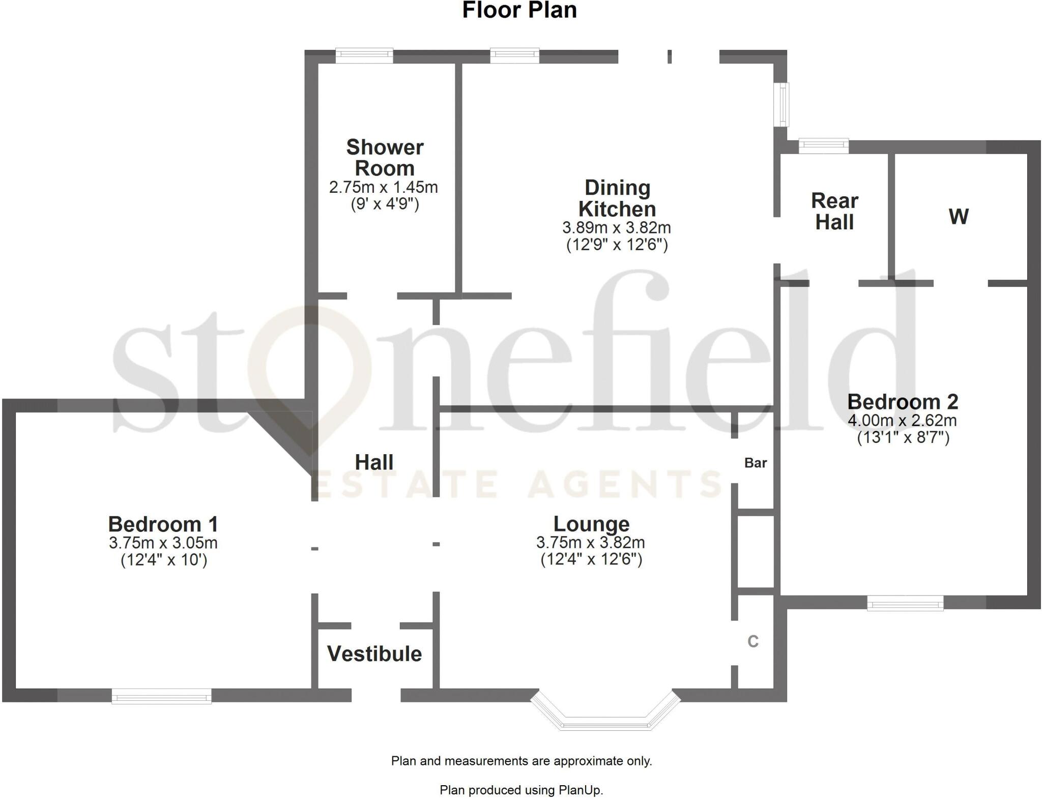 12, McNeill Avenue, Prestwick floorplan