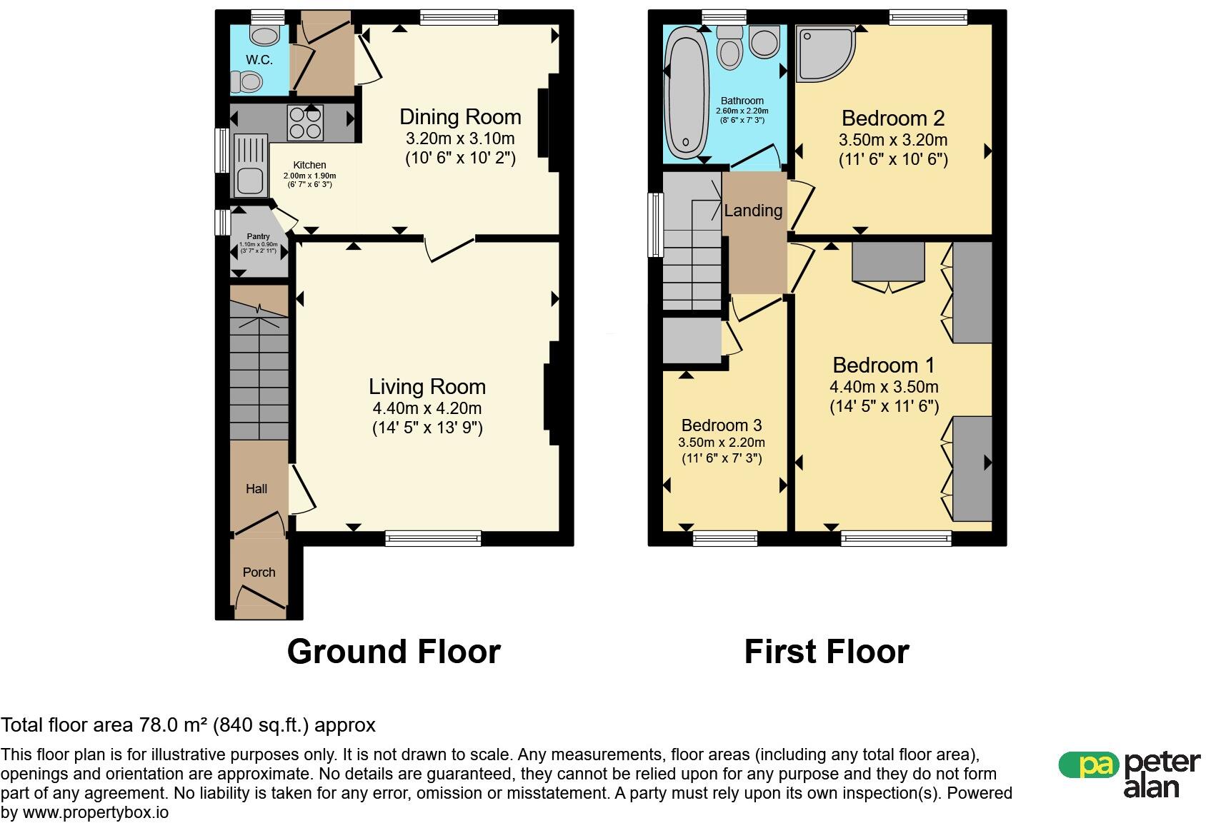 Warwick Road, Brynmawr, Ebbw Vale floorplan