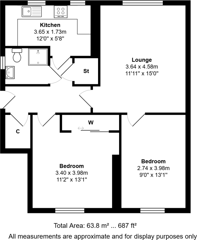 4 Faskine Avenue, Calderbank, Airdrie ML6 9SX floorplan