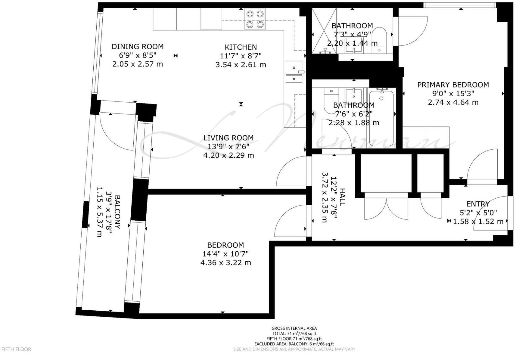 Caroline Street, Limehouse, E1 floorplan