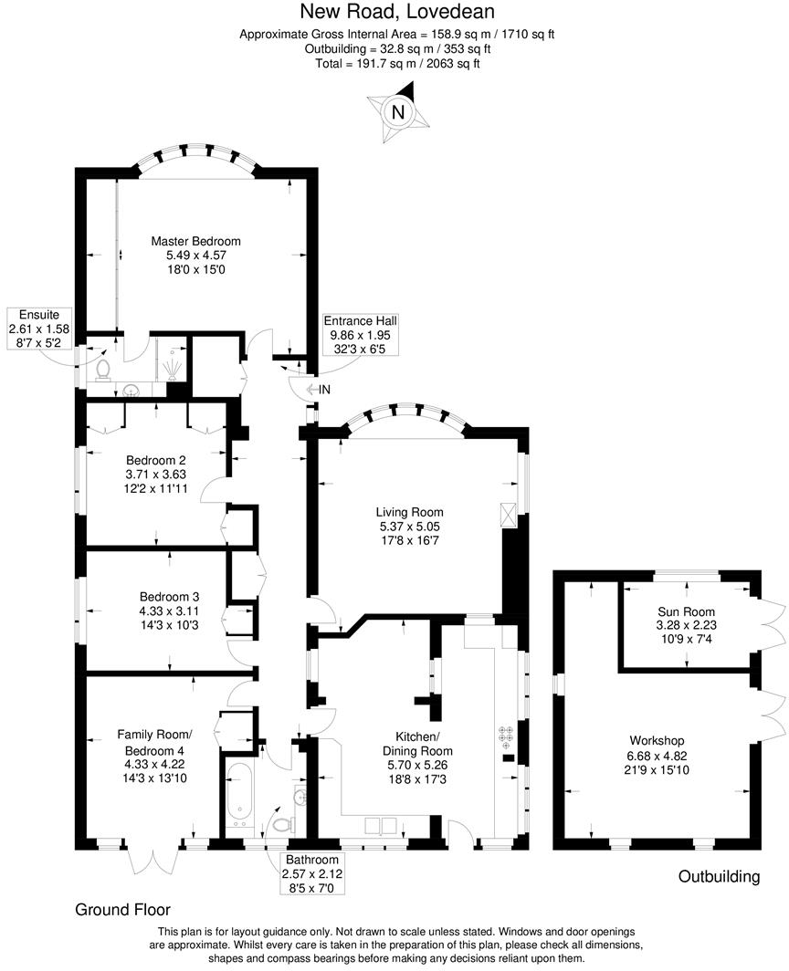 New Road, Lovedean floorplan